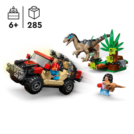 LEGO® 76972 - Le vélociraptor et l’évasion en 4x4 - Jurassic World