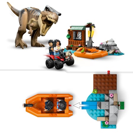 LEGO® 76975 - Le T. rex et l’évasion sur la rivière - Jurassic World
