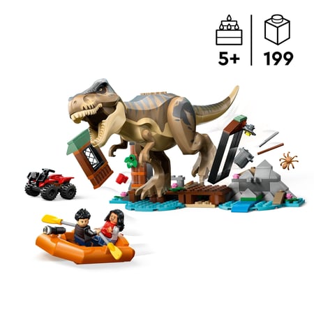 LEGO® 76975 - Le T. rex et l’évasion sur la rivière - Jurassic World
