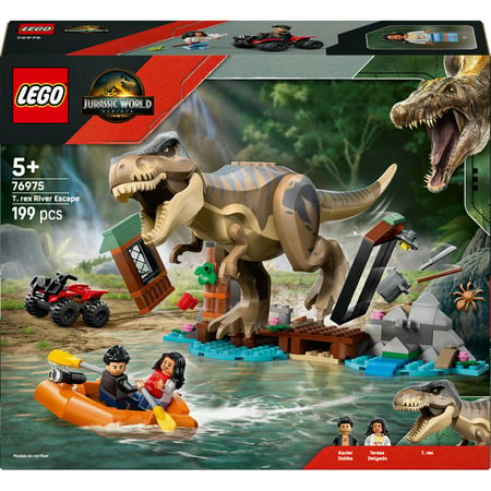 LEGO® 76975 - Le T. rex et l’évasion sur la rivière - Jurassic World