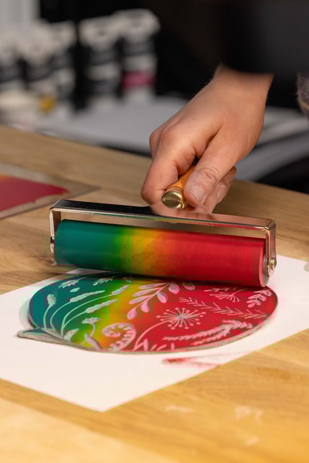 2 Pièces Caoutchouc Rouleau EncreurRouleau En