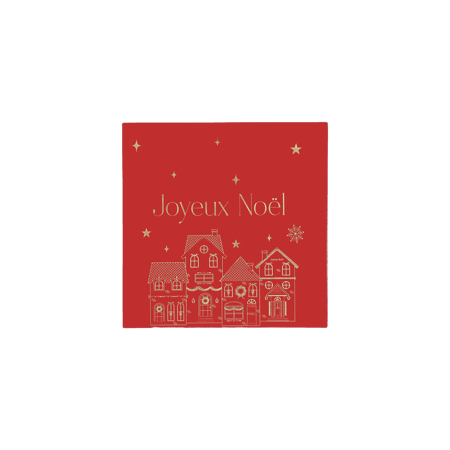 Serviettes cocktail Artyfêtes - Joyeux Noël