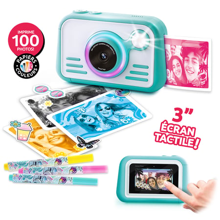 Gofunly Appareil Photo Enfant Instantanée Avec Papier D'ipression - Appareil Photo Nuérique