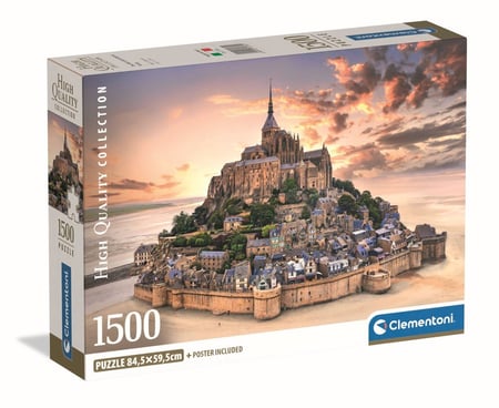 Puzzle 1500 pièces - Mont Saint-Michel - Ravensburger - Puzzle
