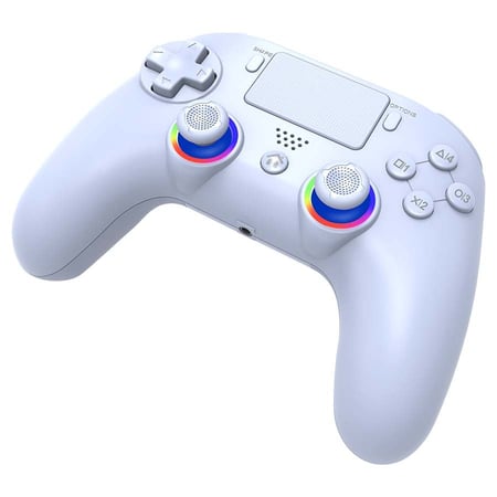 Manette sans fil Subsonic PS5 – LED Bluetooth – Blanche