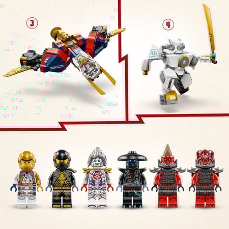 新品未開封コンプリートセットタイガーマスクフィギュア4体セット LEGO® 71834 - Le robot ultra combo de Zane - LEGO® NINJAGO® - Jeux
