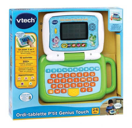 VTech Ordi Genius P'tit Scientifico - Computer Educativo Per Bambini In Versione Francese