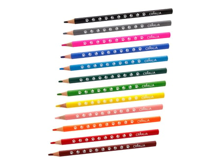 15 pièces crayon de couleurs enfants 12 couleurs en 1, crayons de couleur  empilables pour enfants, comme cadeau