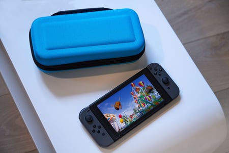Pochette de transport rigide pour Nintendo Switch 2 - Bleu