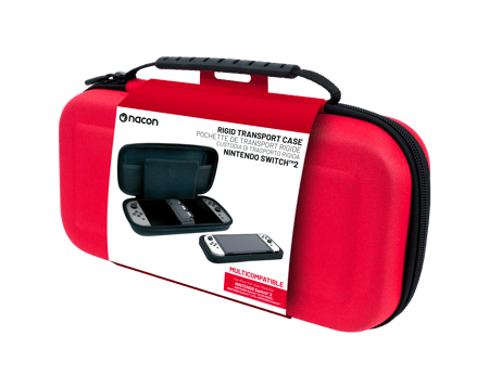 Pochette de transport rigide pour Nintendo Switch 2 - Rouge