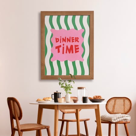 Diamond painting - Diner time - 30 x 40 cm - Créalia
