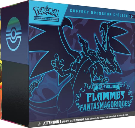Coffret dresseur d'élite Pokémon : Méga-Evolution Flammes fantasmagoriques