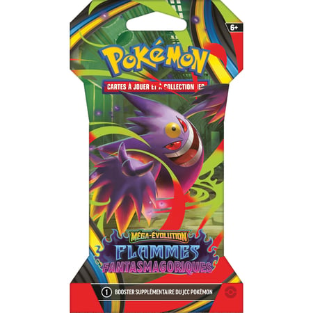 Booster Pokémon : ME02 Flammes fantasmagoriques - Modèles aléatoires - Vendu à l'unité