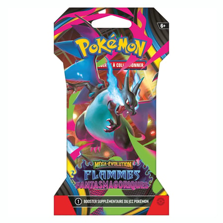 Booster Pokémon : ME02 Flammes fantasmagoriques - Modèles aléatoires - Vendu à l'unité