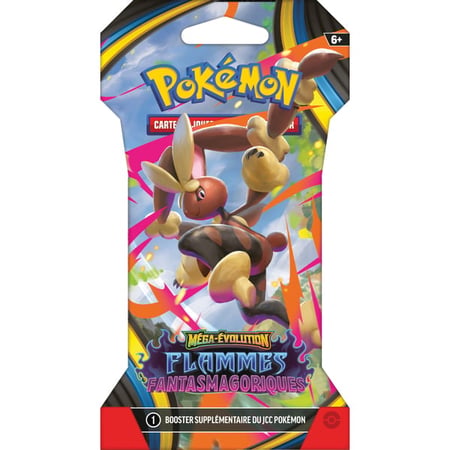 Booster Pokémon : ME02 Flammes fantasmagoriques - Modèles aléatoires - Vendu à l'unité