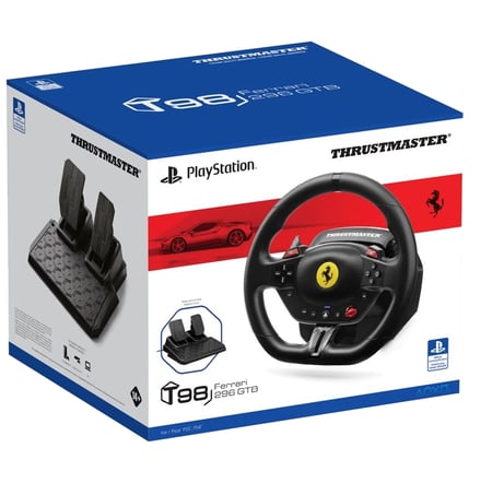 Thrustmaster T98 Ferrari - Volant de simulation PS5/PC