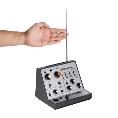 Mini Theremin électronique Avec écran Couleur - 70 Effets Sonores, Haut-parleur Intégré, Antenne Télescopique - Portable, Rechargeable USB-C