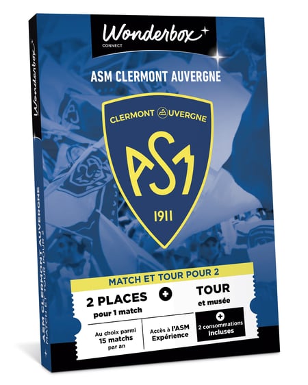 Coffret Wonderbox - ASM Clermont Expérience