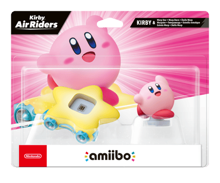 Figurine amiibo Kirby et Etoile Warp - collection Kirby Air Riders