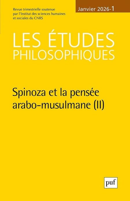Revue Les études philosophiques n.1 (édition 2026)