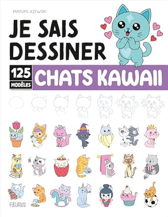 Chats kawaii. 125 modèles