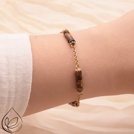 Bracelet Orane - Oeil de tigre - Camille Ambiance Nature