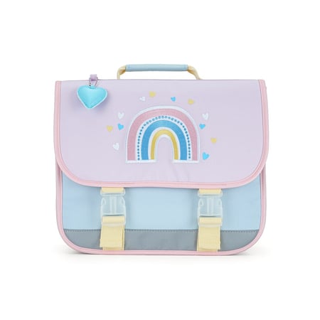 Cartable scolaire Cultura 38,5 cm - Arc en ciel - 2 compartiments