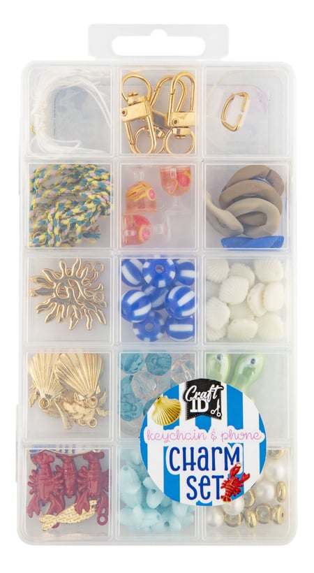 Coffret de charms pour téléphone et porte-clés Craft ID