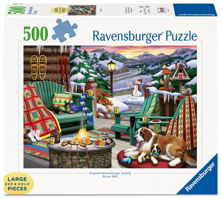 Puzzle 500 pièces - Après-ski - Puzzle à grosses pièces