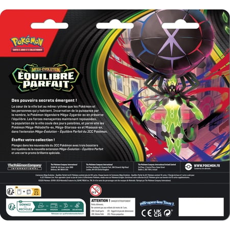 Lot de 3 boosters Pokémon : Equilibre parfait