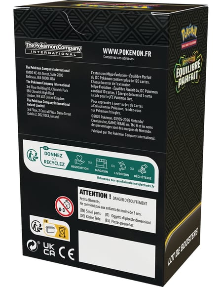 Bundle de 6 boosters Pokémon : Equilibre parfait