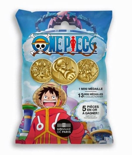 One piece pochette surprise 1 mini medaille