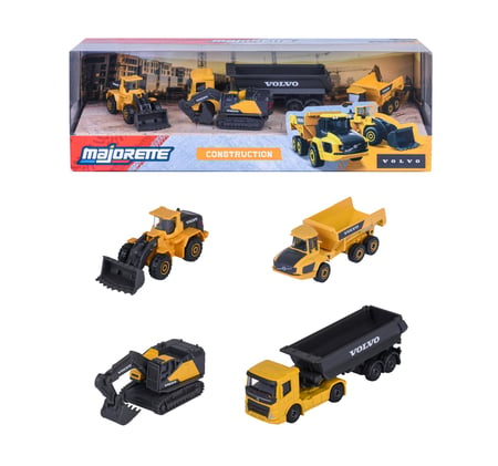 Coffret 4 pièces Volvo construction - Majorette