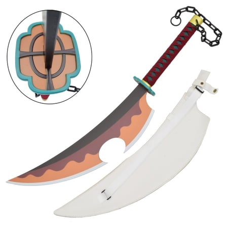 Katana décoratif en bambou inspiré de celui de Tengen Uzui - Demon Slayer