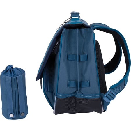 Cartable Tann's 38 cm - Bleu - Les Fantaisies Merlin - 2 compartiments ...