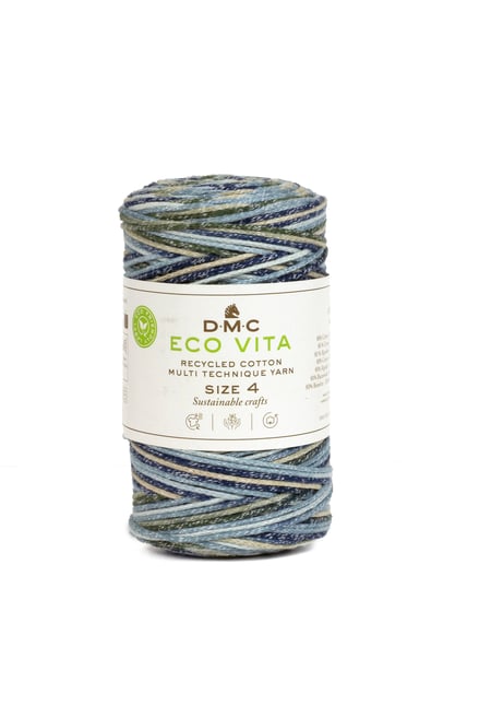 Pelote de fil à tricoter - DMC - Eco Vita 4 - Multicolore 101