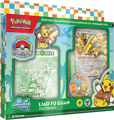 Deck des championnats du monde 2025 - Pokémon - Modèle aléatoire - Vendu à l'unité