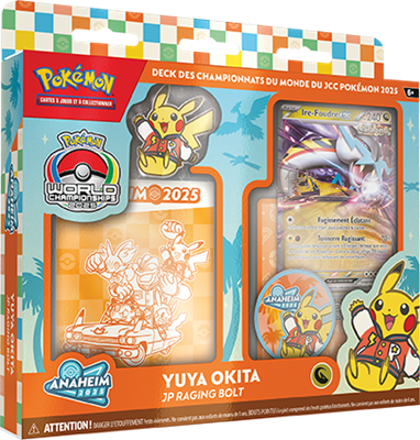 Deck des championnats du monde 2025 - Pokémon - Modèle aléatoire - Vendu à l'unité