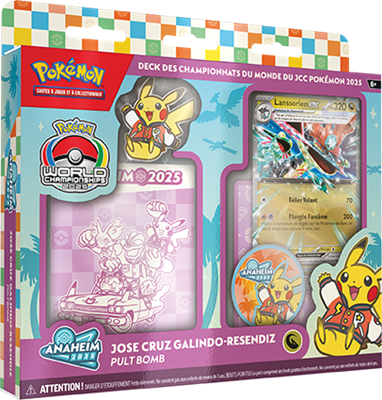 Deck des championnats du monde 2025 - Pokémon - Modèle aléatoire - Vendu à l'unité