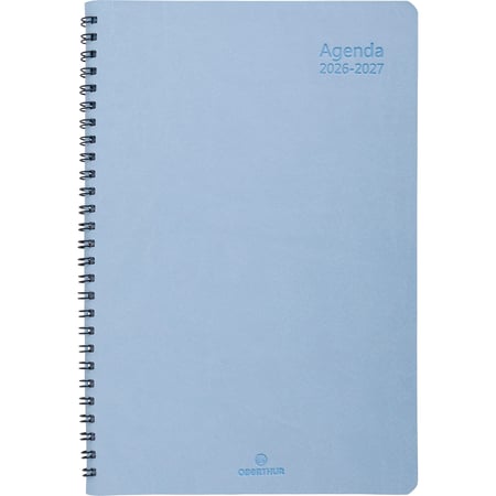 Agenda scolaire semainier 2026/2027 Oberthur - bleu ciel