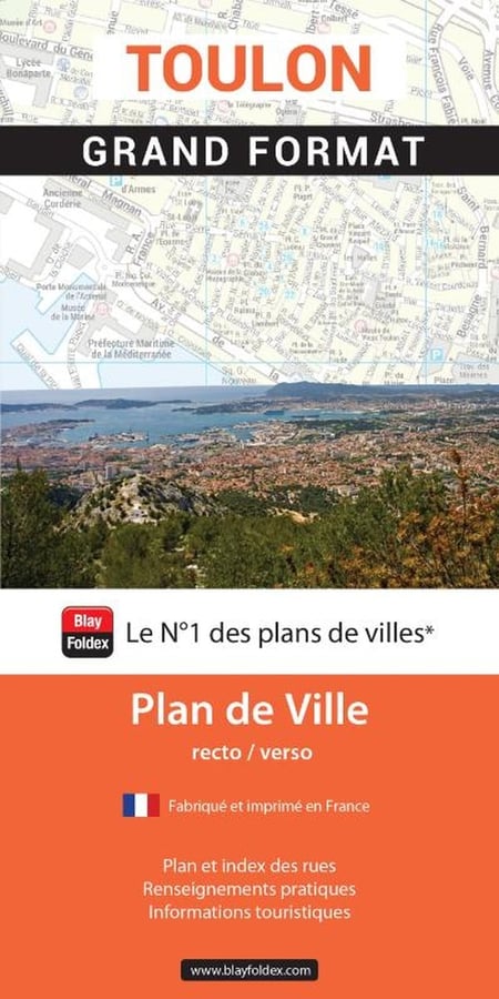 Toulon : Grand format : Plan de ville (édition 2026)