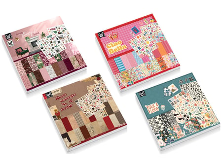 Design pad Craft ID - 25 x 25 cm - 22 pages - Modèle aléatoire - Produit vendu à l'unité