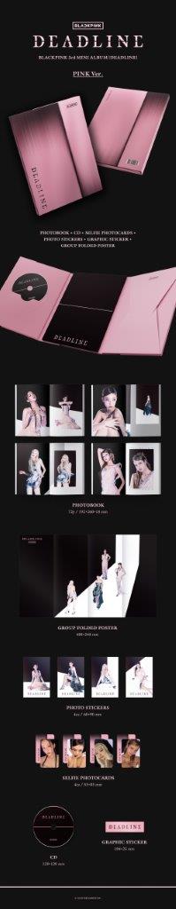 BLACKPINK 3rd Mini Album [DEADLINE] Silver BLACK Version