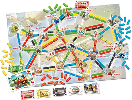 Aventuriers du Rail Europe junior - Jeu de société enfant - Days Of Wonder
