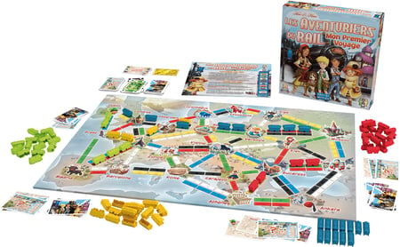 Aventuriers du Rail Europe junior - Jeu de société enfant - Days Of Wonder