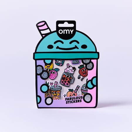 Stickers Omy - Faboulous stickers big - Bubble tea