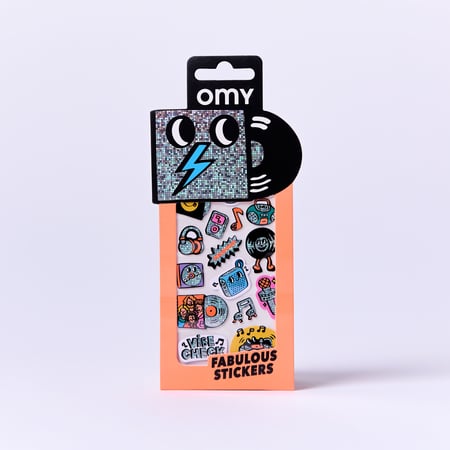 Stickers Omy - Faboulous stickers Iconic - Music