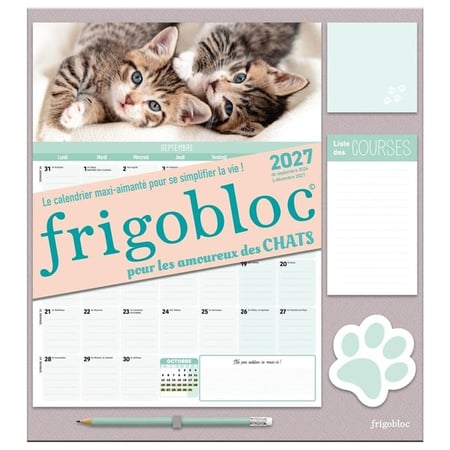 Frigobloc : Mensuel : Chats (édition 2027)