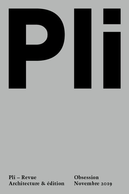 Pli n.5 - novembre 2019 - obsession