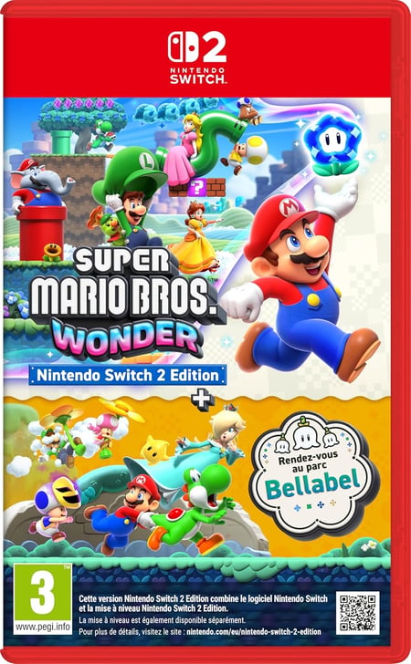 Super Mario Bros. Wonder - Nintendo Switch 2 Edition + Rendez-vous au parc Bellabel